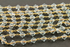 Swarovski Crystal Aquamarine Wire Wrapped Rosary Chain, (CHN-02)
